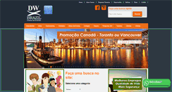 Desktop Screenshot of dwbrazil.com.br